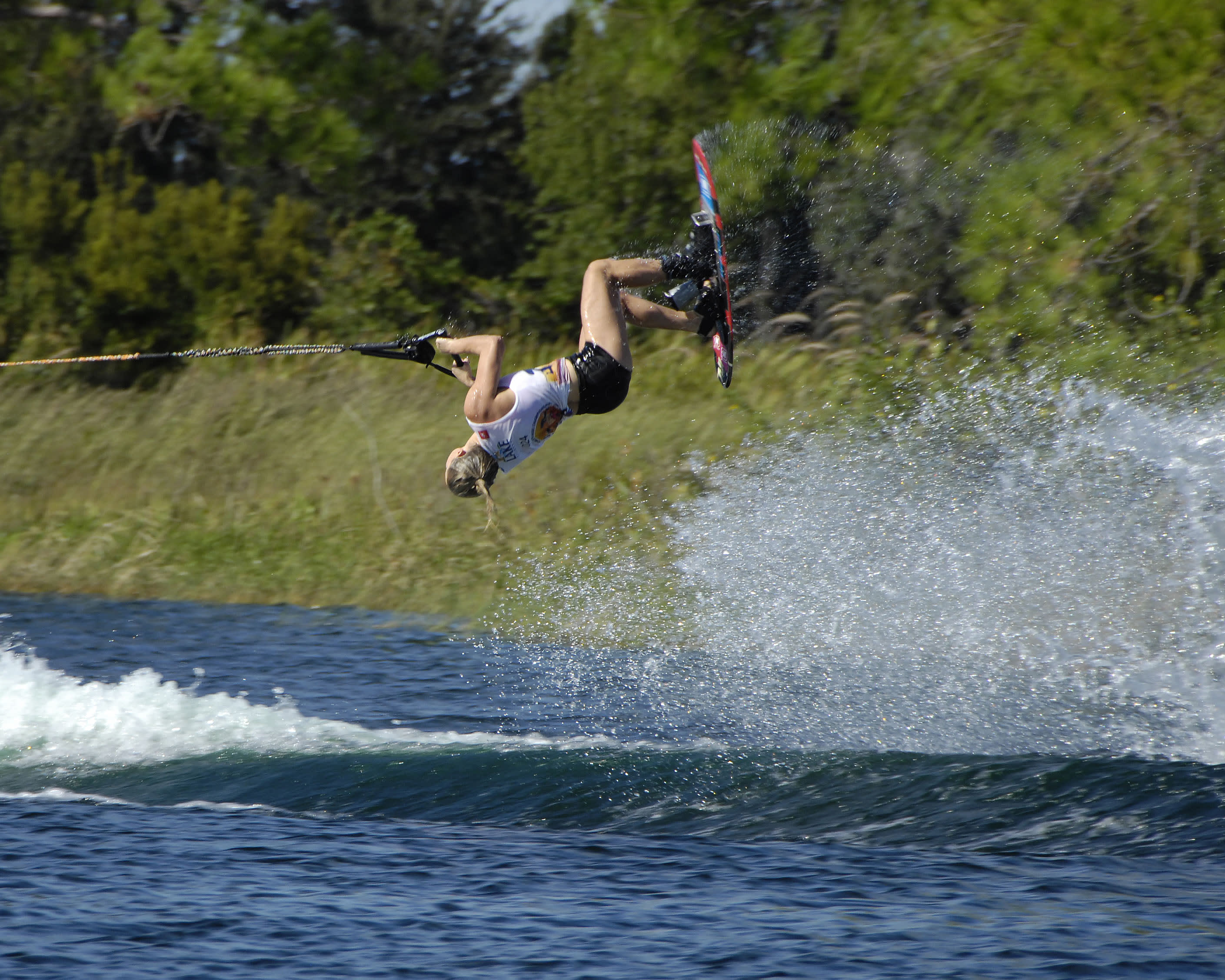 Erika Lang Sets Pending Women's World Tricks Record | USA Water
